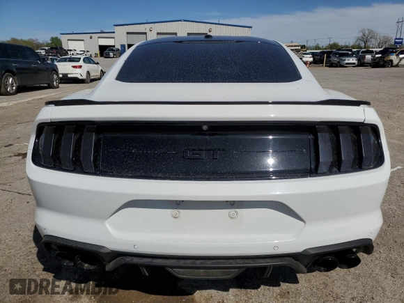 2019 Ford Mustang GT with VIN 1FA6P8CF6K5199362, listed as a Copart auction lot 51521535 with 40,503 mi miles and Salvage Title. Bid and sale history available at DreamBid. Image 6.