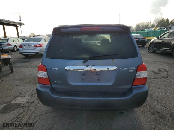 2006 Toyota Highlander Hybrid with VIN JTEEW21A060011740, listed as a Copart auction lot 51278155 with 203,236 mi miles and Salvage Title. Bid and sale history available at carsss.com. Image 6.