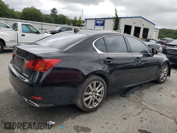 2015 Lexus GS 350 with VIN JTHBE1BL2FA011977, listed as a Copart auction lot 58823945 with 190,922 mi miles and Salvage title. Bid and sale history available at DreamBid. Image 3.