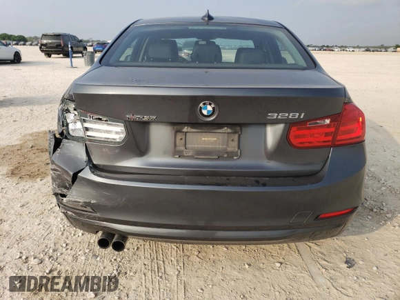 2013 BMW 3 Series 328i with VIN WBA3A5C58DF350877, listed as a Copart auction lot 53707835 with 150,585 mi miles and Salvage title. Bid and sale history available at DreamBid. Image 6.
