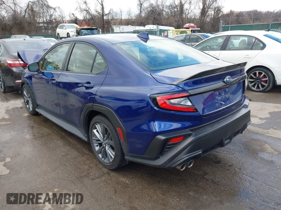 2023 Subaru WRX with VIN JF1VBAA65P9804590, listed as a IAAI auction lot 41575180 with 10,703 mi miles and . Bid and sale history available at DreamBid. Image 3.
