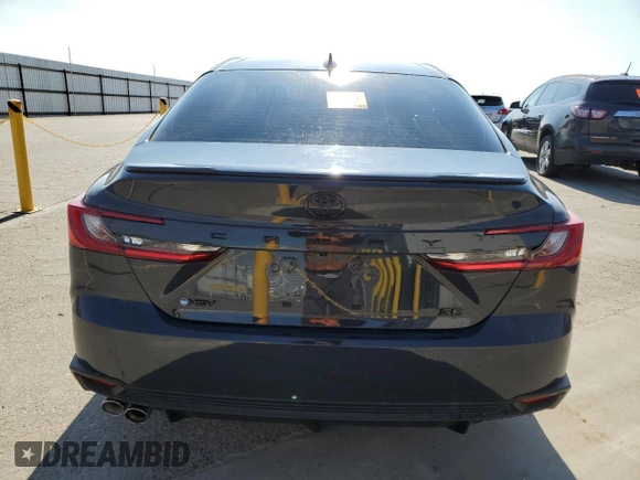 2025 Toyota Camry LE with VIN 4T1DAACK1SU539963, listed as a Copart auction lot 44530225 with 9,035 mi miles and Salvage Title. Bid and sale history available at DreamBid. Image 6.
