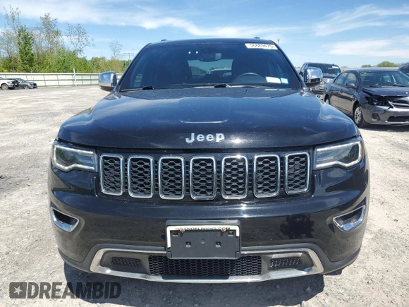 2019 Jeep Grand Cherokee Limited with VIN 1C4RJFBG5KC552404, listed as a Copart auction lot 56889475 with 86,224 mi miles and Salvage title. Bid and sale history available at DreamBid. Image 5.