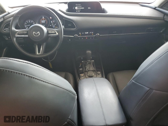 2023 Mazda CX-30 S Carbon Edition with VIN 3MVDMBCM9PM506691, listed as a Copart auction lot 55864895 with 21,441 mi miles and Salvage title. Bid and sale history available at DreamBid. Image 8.