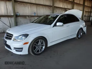 2014 Mercedes-Benz C-Class C 300 Sport with VIN WDDGF8AB4EA953846, listed as a Copart auction lot 41897005 with 97,606 mi miles and Salvage Title. Bid and sale history available at carsss.com. Image 1.