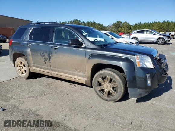 2014 GMC Terrain SLE with VIN 2GKALREK5E6358384, listed as a Copart auction lot 87391104 with 195,393 mi miles and Salvage title. Bid and sale history available at DreamBid. Image 4.