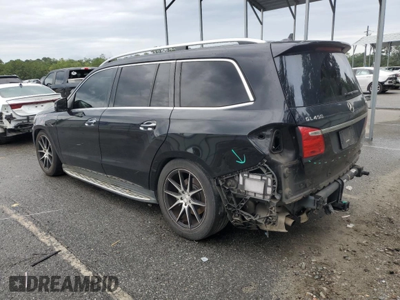 2016 Mercedes-Benz GL with VIN 4JGDF6EE3GA672870, listed as a Copart auction lot 72148724 with 200,388 mi miles and Salvage Title. Bid and sale history available at carsss.com. Image 2.