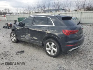 2022 Audi Q3 Premium with VIN WA1AUCF31N1033662, listed as a Copart auction lot 46417015 with 38,647 mi miles and Salvage Title. Bid and sale history available at carsss.com. Image 2.