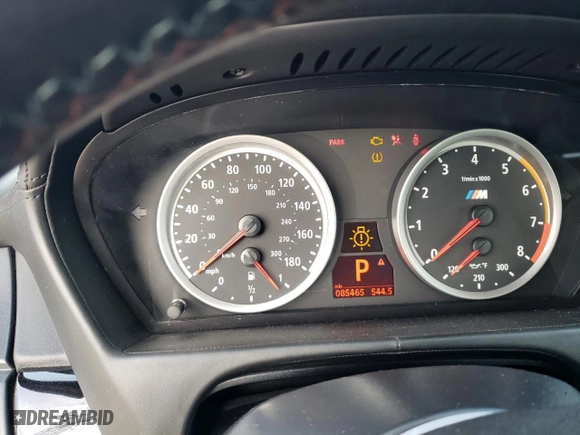 2013 BMW X5 M with VIN 5YMGY0C51DLL15755, listed as a Copart auction lot 47024165 with NaN miles and Salvage Title. Bid and sale history available at carsss.com. Image 9.
