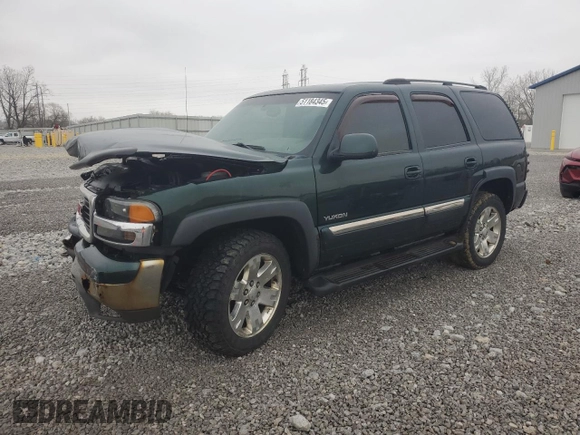 2003 GMC Yukon SLT with VIN 1GKEK13V33J292128, listed as a Copart auction lot 51184345 with 161,013 mi miles and Salvage Title. Bid and sale history available at carsss.com. Image 1.
