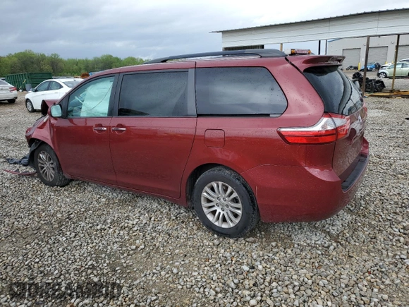 2015 Toyota Sienna XLE с VIN 5TDYK3DC2FS565567, выставлен на аукционе Copart как лот 51822235 с пробегом Не указан миль и Списание • Salvage title. История ставок и продаж доступна на DreamBid. Изображение 2.