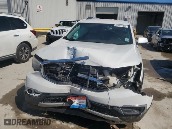 2018 GMC Acadia SLT with VIN 1GKKNMLS6JZ172145, listed as a Copart auction lot 46928845 with 130,950 mi miles and Salvage Title. Bid and sale history available at carsss.com. Image 5.