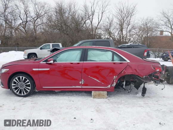 2018 Lincoln Continental Select with VIN 1LN6L9SK1J5617315, listed as a IAAI auction lot 41327631 with 38,167 mi miles. Bid and sale history available at carsss.com. Image 15.