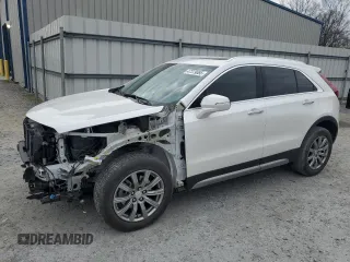 2021 Cadillac XT4 FWD Premium Luxury with VIN 1GYFZCR43MF032297, listed as a Copart auction lot 47379085 with 36,065 mi miles and Salvage Title. Bid and sale history available at carsss.com. Image 1.