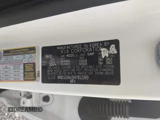 2022 Kia Soul LX z VIN KNDJ23AU5N7812393, wystawiony jako IAAI lot #42275386 z przebiegiem 95 387 mil mil oraz . Historia ofert i sprzedaży dostępna na DreamBid. Obrazek 9.