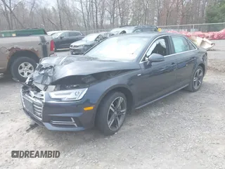 2017 Audi A4 Premium Plus with VIN WAUENAF45HN019873, listed as a IAAI auction lot 42081103 with 103,041 mi miles. Bid and sale history available at carsss.com. Image 2.
