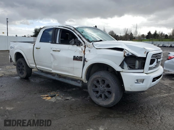 2018 Ram 2500 Laramie with VIN 3C6UR5FL0JG109472, listed as a Copart auction lot 46353435 with 102,773 mi miles and Salvage title. Bid and sale history available at DreamBid. Image 4.