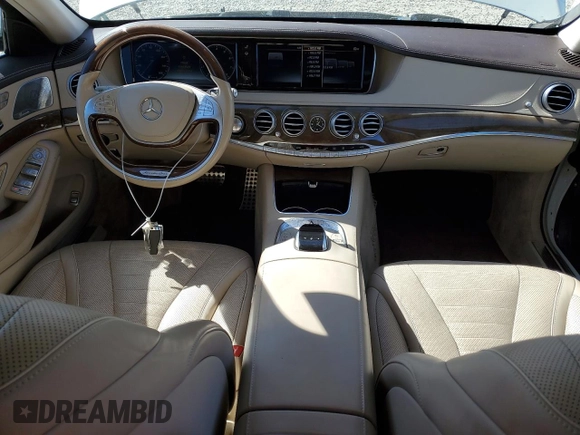 2017 Mercedes-Benz S 550 with VIN WDDUG8CB4HA287640, listed as a Copart auction lot 44712825 with 54,918 mi miles and Salvage Title. Bid and sale history available at carsss.com. Image 8.
