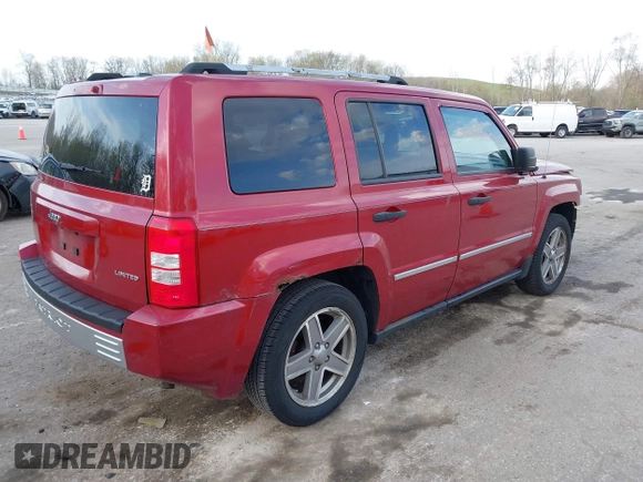2008 Jeep Patriot Limited with VIN 1J8FT48W78D701925, listed as a IAAI auction lot 42071530 with 136,892 mi miles and . Bid and sale history available at DreamBid. Image 4.