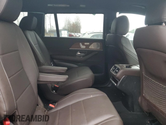 2021 Mercedes-Benz GLS 450 with VIN 4JGFF5KE7MA529553, listed as a Copart auction lot 39989374 with 34,459 mi miles and . Bid and sale history available at DreamBid. Image 11.