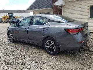 2022 Nissan Sentra SV with VIN 3N1AB8CV2NY296465, listed as a Copart auction lot 52352655 with 37,403 mi miles and Salvage Title. Bid and sale history available at DreamBid. Image 2.