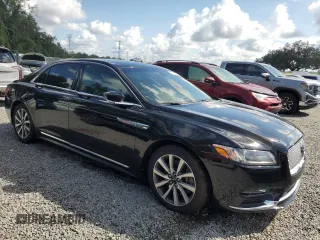 2017 Lincoln Continental Livery with VIN 1LN6L9UKXH5612864, listed as a Copart auction lot 73826144 with 0 mi miles and Salvage Title. Bid and sale history available at carsss.com. Image 4.