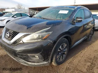 2015 Nissan Murano S with VIN 5N1AZ2MH6FN277457, listed as a IAAI auction lot 41410717 with 109,498 mi miles. Bid and sale history available at carsss.com. Image 2.