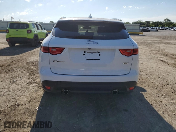 2017 Jaguar F-Pace 35t Prestige with VIN SADCK2BVXHA065640, listed as a Copart auction lot 63186245 with 107,914 mi miles and Clean title. Bid and sale history available at DreamBid. Image 6.