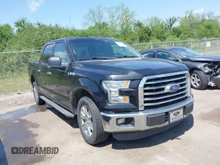 2015 Ford F-150 XL with VIN 1FTEW1CFXFFA37573, listed as a IAAI auction lot 42054120 with 125,822 mi miles. Bid and sale history available at carsss.com. Image 1.