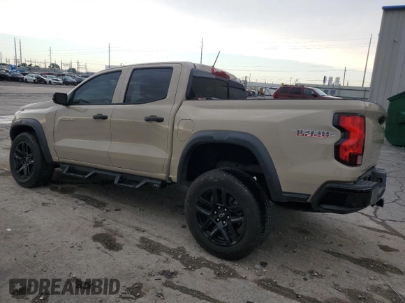 2023 Chevrolet Colorado 4WD Trail Boss with VIN 1GCPTEEK2P1131528, listed as a Copart auction lot 61356945 with 17,452 mi miles and Salvage title. Bid and sale history available at DreamBid. Image 2.