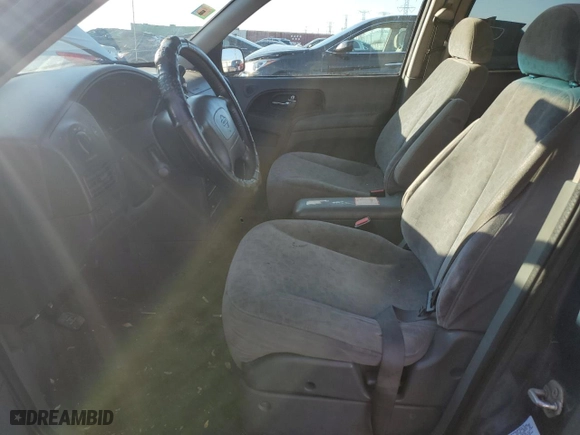 2001 Nissan Quest GXE with VIN 4N2ZN15T21D821982, listed as a Copart auction lot 80132454 with 0 mi miles and Salvage Title. Bid and sale history available at carsss.com. Image 7.
