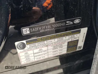2020 Jaguar E-Pace z VIN SADFK2FX8L1006040, wystawiony jako Copart lot #55666455 z przebiegiem 47 830 mil mil oraz Szkody całkowita. Historia ofert i sprzedaży dostępna na DreamBid. Obrazek 14.