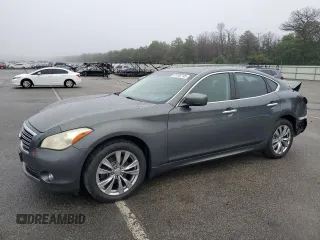 2011 Infiniti M with VIN JN1BY1AR4BM376655, listed as a Copart auction lot 61390745 with 147,765 mi miles and Salvage title. Bid and sale history available at DreamBid. Image 1.
