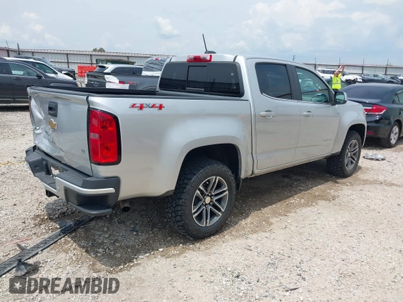 2020 Chevrolet Colorado 4WD LT with VIN 1GCGTCEN1L1208642, listed as a IAAI auction lot 42483550 with 53,344 mi miles and . Bid and sale history available at DreamBid. Image 4.