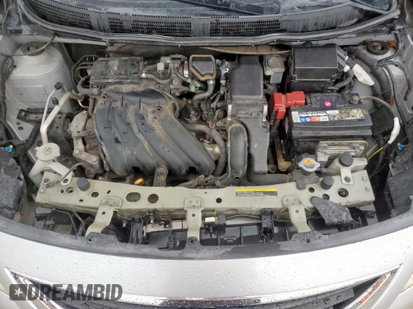 2012 Nissan Versa SV z VIN 3N1CN7AP3CL940595, wystawiony jako Copart lot #60862945 z przebiegiem 144 886 mil mil oraz Szkoda całkowita • Salvage title. Historia ofert i sprzedaży dostępna na DreamBid. Obrazek 11.