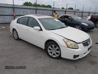 2008 Nissan Maxima 3.5 SL with VIN 1N4BA41EX8C832498, listed as a IAAI auction lot 41985509 with 175,209 mi miles. Bid and sale history available at carsss.com. Image 1.