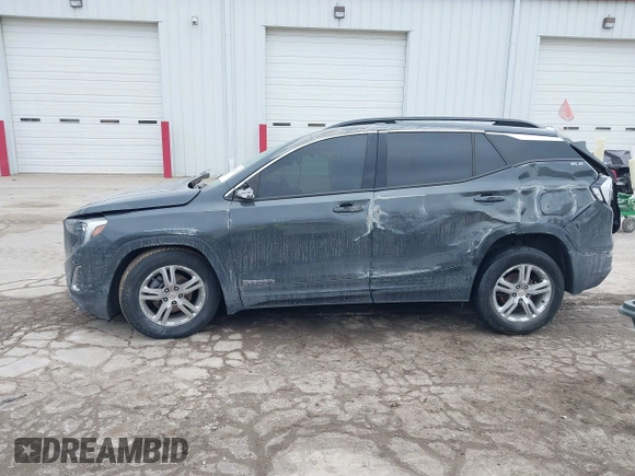2019 GMC Terrain SLE with VIN 3GKALMEV9KL318796, listed as a IAAI auction lot 41708377 with 106,968 mi miles and . Bid and sale history available at DreamBid. Image 15.