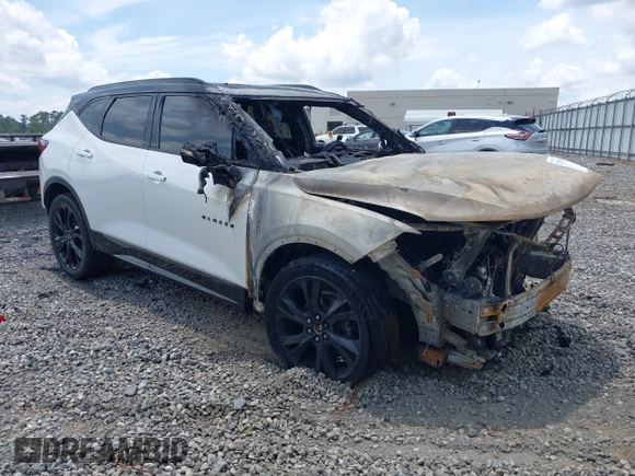 2022 Chevrolet Blazer RS with VIN 3GNKBERS3NS180084, listed as a IAAI auction lot 42370510 with Not provided miles and . Bid and sale history available at DreamBid. Image 1.