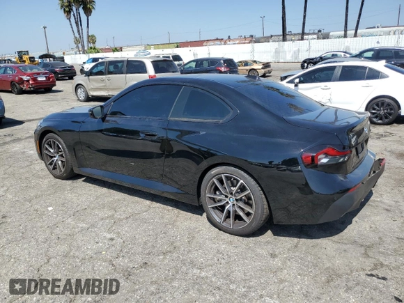 2023 BMW 2 Series 230i with VIN 3MW23CM02P8D61240, listed as a Copart auction lot 72055294 with 11,755 mi miles and Salvage Title. Bid and sale history available at carsss.com. Image 2.