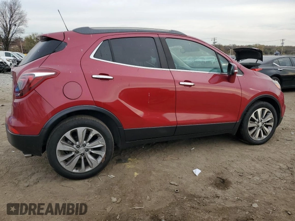 2018 Buick Encore Preferred with VIN KL4CJASB5JB665152, listed as a Copart auction lot 81492954 with 72,489 mi miles and Salvage Title. Bid and sale history available at carsss.com. Image 3.