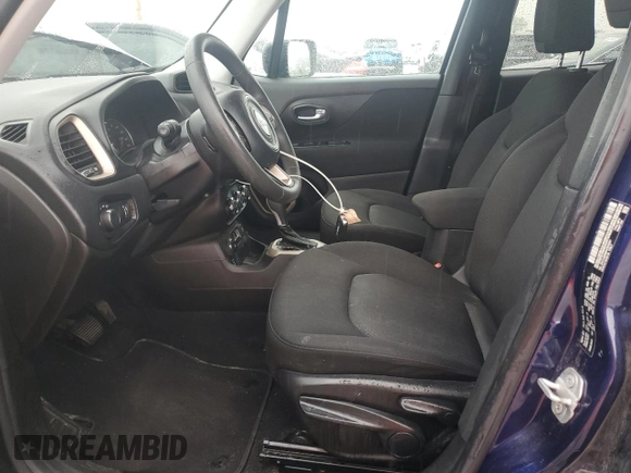 2017 Jeep Renegade Sport с VIN ZACCJBAB8HPE68361, выставлен на аукционе Copart как лот 58247275 с пробегом 88 759 миль миль и Списание • Salvage title. История ставок и продаж доступна на DreamBid. Изображение 7.