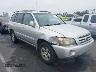 2005 Toyota Highlander with VIN JTEGD21A650132060, listed as a IAAI auction lot 42721510 with 155,889 mi miles and . Bid and sale history available at DreamBid. Image 1.