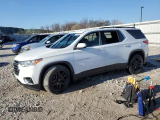 2021 Chevrolet Traverse LT z VIN 1GNEVHKW5MJ130239, wystawiony jako Copart lot #47600185 z przebiegiem 81 636 mil mil oraz Szkoda całkowita • Salvage title. Historia ofert i sprzedaży dostępna na DreamBid. Obrazek 1.