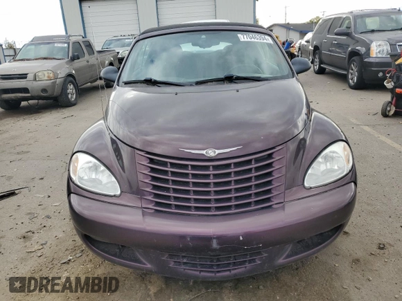 2005 Chrysler PT Cruiser Touring with VIN 3C3EY55E25T604454, listed as a Copart auction lot 77046394 with 148,216 mi miles and Clean Title. Bid and sale history available at DreamBid. Image 5.