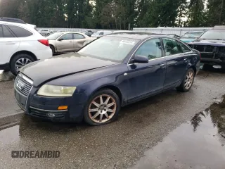 2005 Audi A6 with VIN WAUDG74F45N095609, listed as a Copart auction lot 86434524 with 0 mi miles and Clean Title. Bid and sale history available at carsss.com. Image 1.