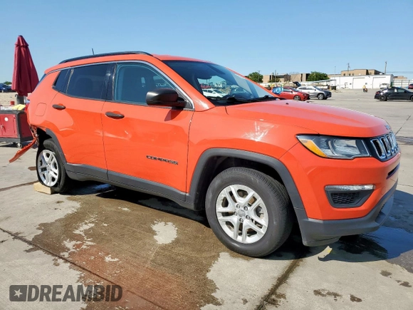 2020 Jeep Compass Sport с VIN 3C4NJCAB3LT253177, выставлен на аукционе Copart как лот 51949525 с пробегом 120 146 миль миль и Чистый • Clean title. История ставок и продаж доступна на DreamBid. Изображение 4.