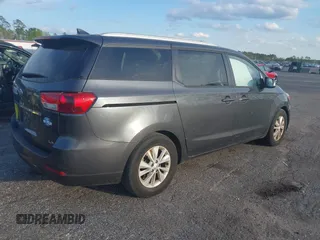 2016 Kia Sedona LX with VIN KNDMB5C10G6084583, listed as a IAAI auction lot 41744644 with 1 mi miles. Bid and sale history available at carsss.com. Image 4.