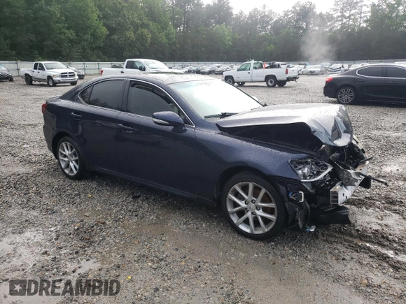 2012 Lexus IS 250 with VIN JTHCF5C26C2035865, listed as a Copart auction lot 56249815 with 120,558 mi miles and Salvage title. Bid and sale history available at DreamBid. Image 4.