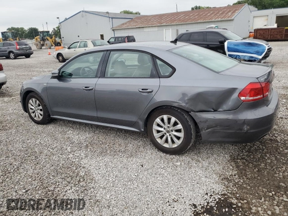 2013 Volkswagen Passat S with VIN 1VWAP7A35DC133212, listed as a Copart auction lot 65584105 with 156,902 mi miles and Salvage title. Bid and sale history available at DreamBid. Image 2.