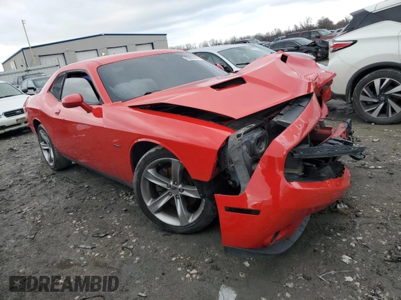 2015 Dodge Challenger R/T with VIN 2C3CDZAT6FH715517, listed as a Copart auction lot 83905344 with 137,200 mi miles and Salvage title. Bid and sale history available at DreamBid. Image 4.